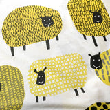 Dotty Sheep Polycotton Duvet Cover Set - Ochre - Dotty Sheep Duvet Cover Set In Ochre 4