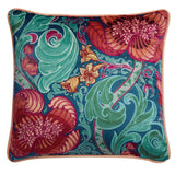 Laurence Llewelyn-Bowen Down the Dilly Blue Ochre Cushion Cover 43cm x 43cm - Blue - Down The Dilly Cushion In Blue 43 X 43Cm 2
