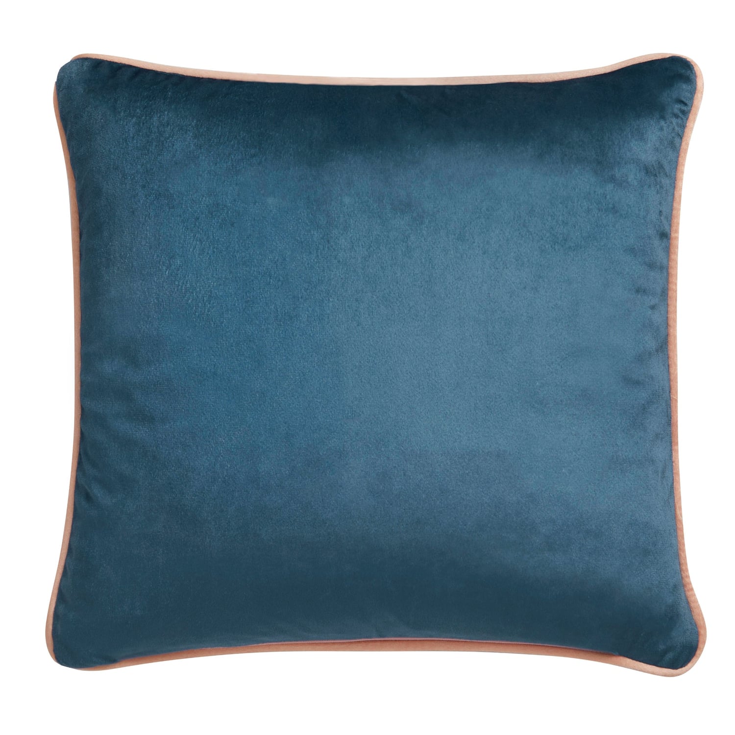 Laurence Llewelyn-Bowen Down the Dilly Blue Ochre Cushion Cover 43cm x 43cm - Blue - Down The Dilly Cushion In Blue 43 X 43Cm 3