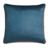 Laurence Llewelyn-Bowen Down the Dilly Blue Ochre Cushion Cover 43cm x 43cm - Blue - Down The Dilly Cushion In Blue 43 X 43Cm 3