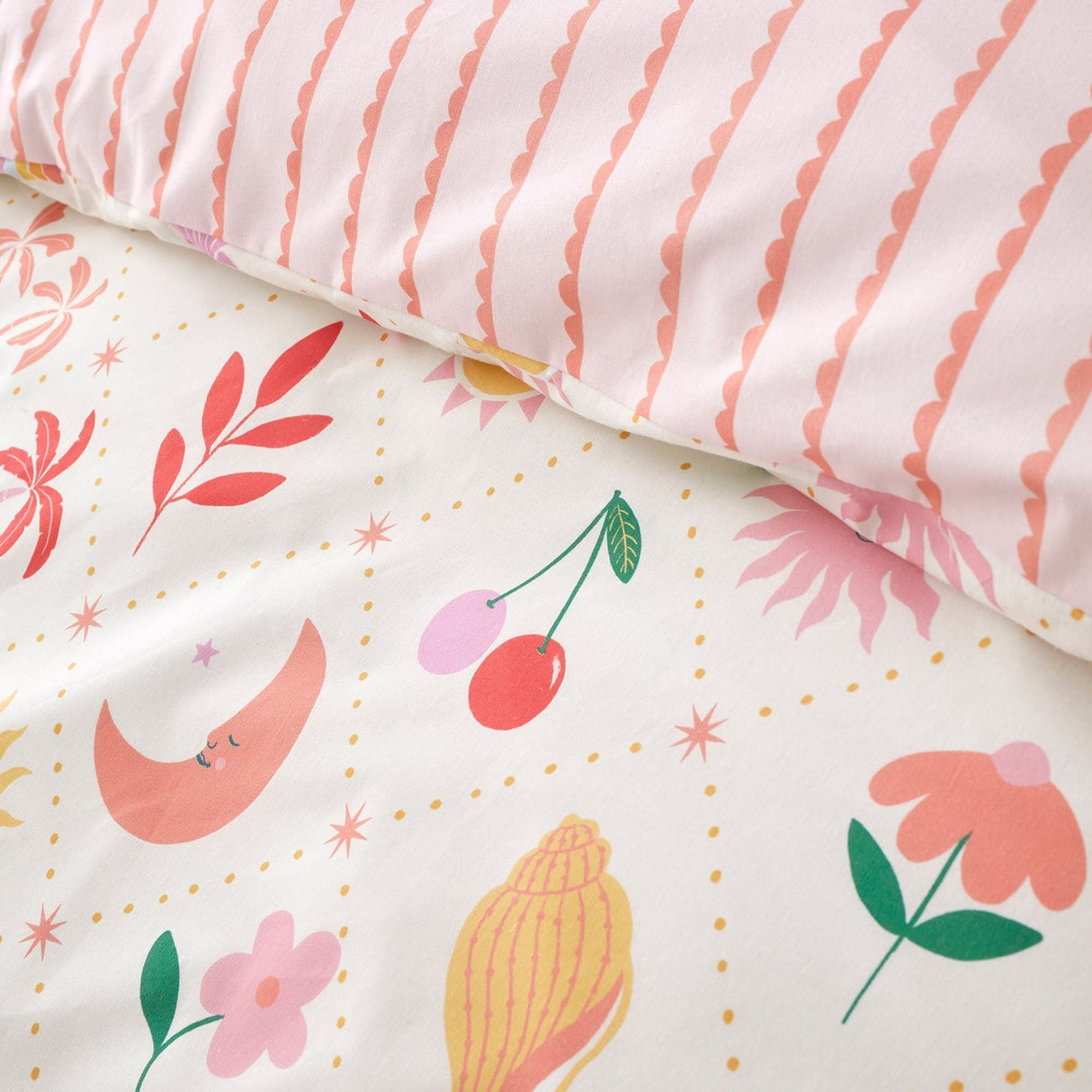 Dreamscape Kids Illustrated Motif Polycotton Duvet Cover Set - Dreamscape Duvet Cover Set In Multi 3