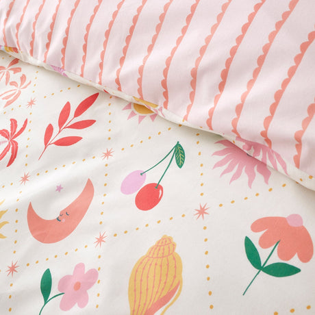 Dreamscape Kids Illustrated Motif Polycotton Duvet Cover Set - Dreamscape Duvet Cover Set In Multi 3