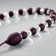 Earl Rope Curtain Tie Back - Single in Aubergine