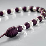 Earl Rope Curtain Tie Back - Single in Aubergine