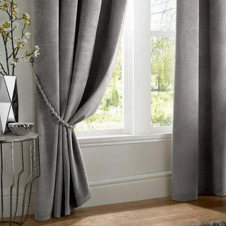 Earl Rope Curtain Tie Back - Single in Charcoal - Image 3
