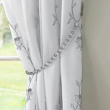 Earl Rope Curtain Tie Back - Single in Silver - Image 4