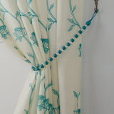 Earl Rope Curtain Tie Back - Single in Teal - Image 2