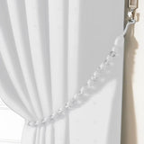 Earl Rope Curtain Tie Back - Single in White - Image 2