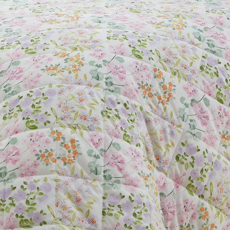 D & D Edith Lilac Bedspread 230cm x 230cm 3