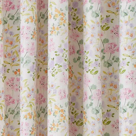 Edith Lined Eyelet Curtains by D & D