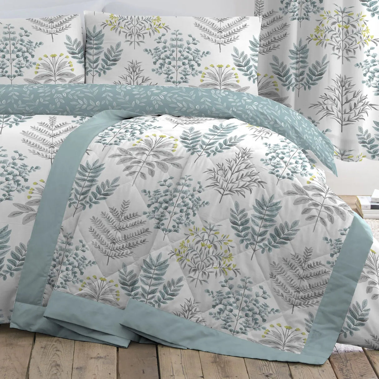 Emily Bedspread in Duck Egg 230 x 195cm