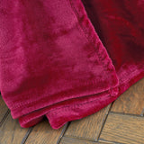 Catherine Lansfield Raschel Velvet Touch Black Throw 130x170cm 30