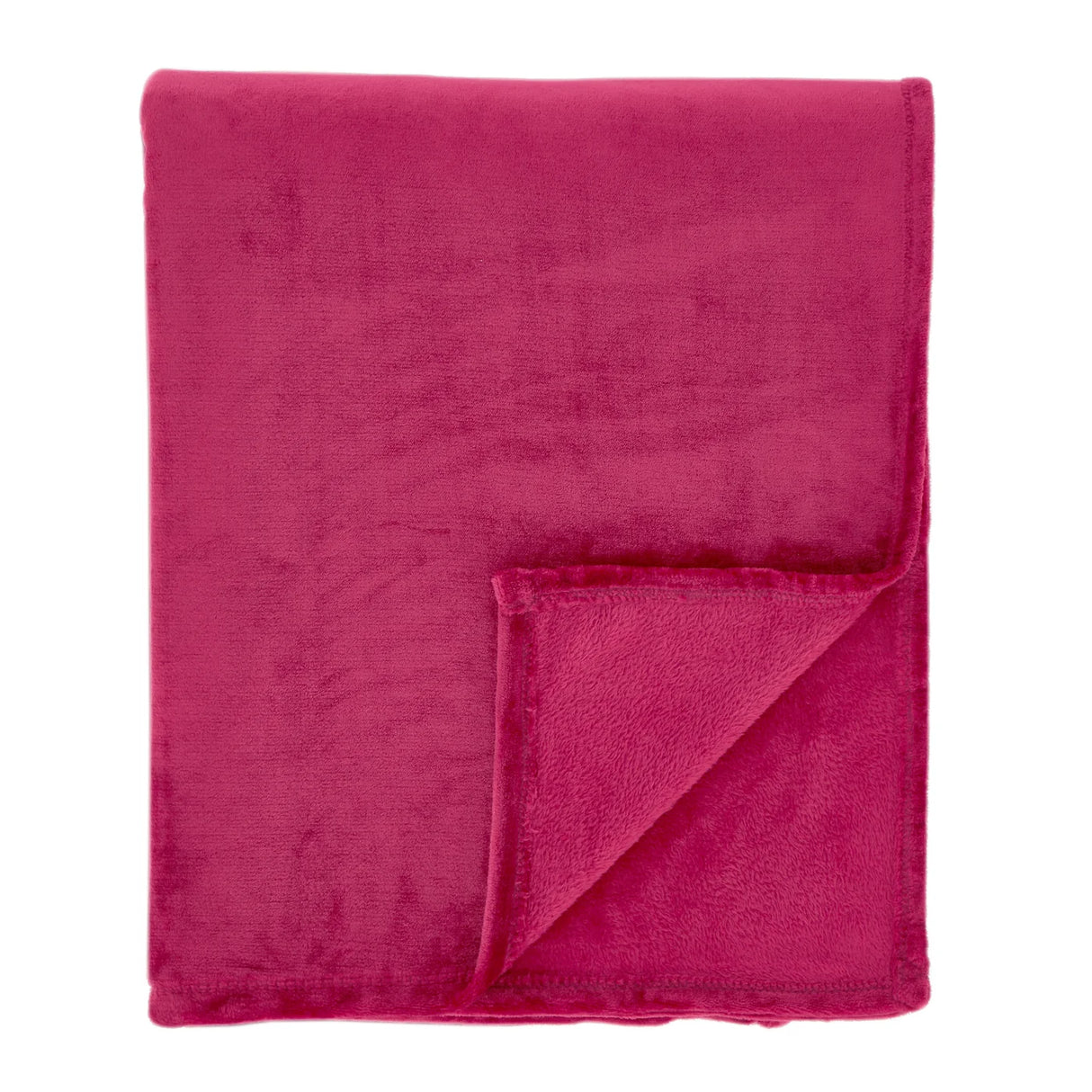 Catherine Lansfield Raschel Velvet Touch Black Throw 130x170cm 36