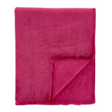 Catherine Lansfield Raschel Velvet Touch Black Throw 130x170cm 36