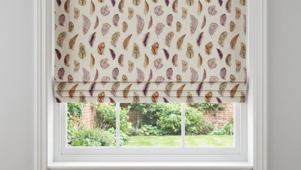 Echo Made to Measure Roman Blind Autumn