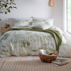 Edale Green 100% Cotton Duvet Cover Bedding Set