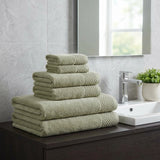 Eden 500gsm Olive 100% Cotton Towels-1