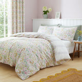 Edith Polycotton Easy Care Duvet Cover Set - Lilac