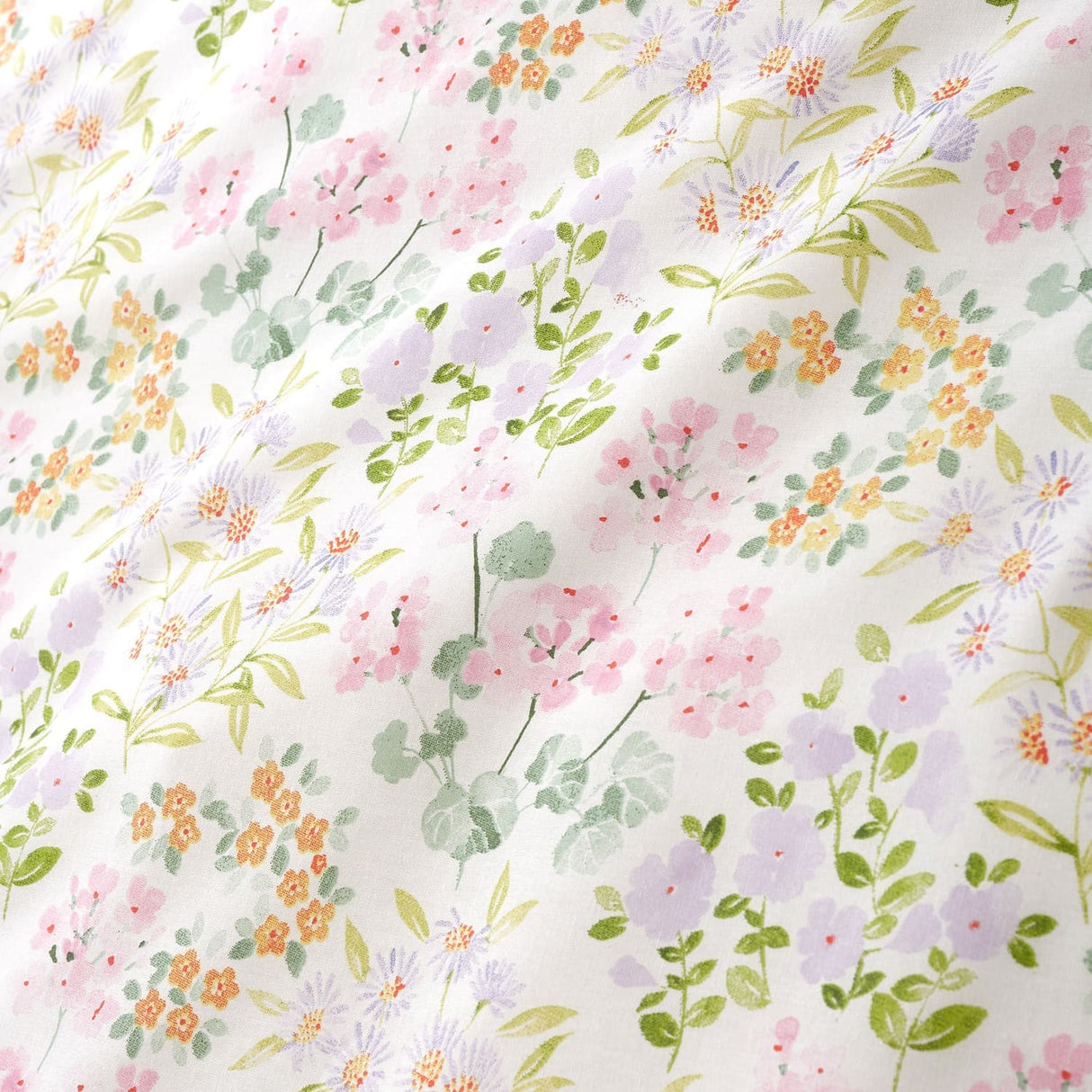 Edith Polycotton Easy Care Duvet Cover Set - Lilac - Edith Duvet Cover Set In Lilac 3
