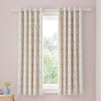 Edith Lined Eyelet Curtains Light Filtering Polycotton - Lilac