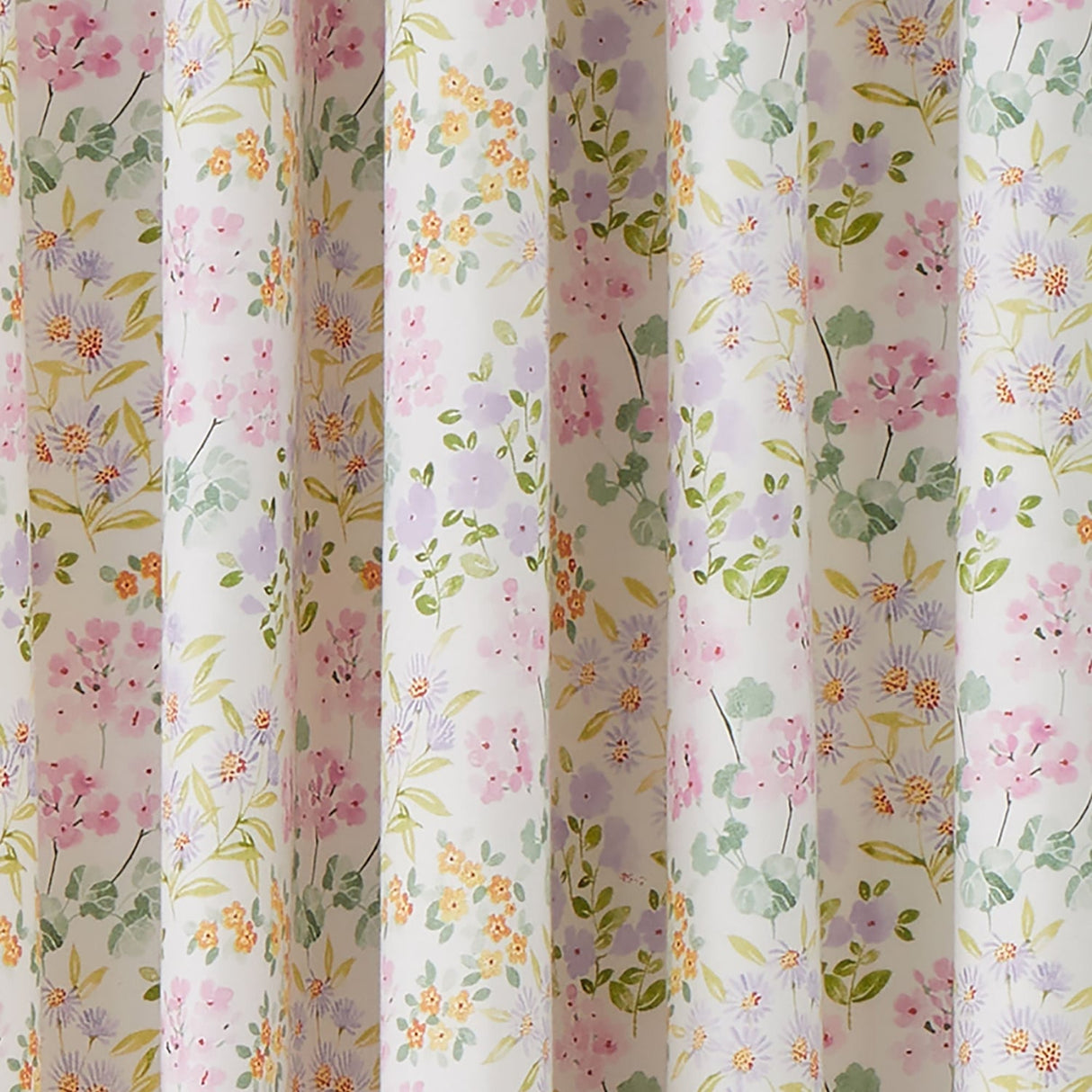 Edith Lined Eyelet Curtains Light Filtering Polycotton - Lilac - Edith Eyelet Curtains In Lilac 3