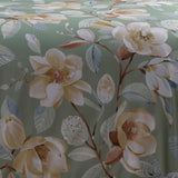 Eleanor Floral Cotton Sateen Duvet Cover Set - Eleanor Duvet Cover Set In Green 5