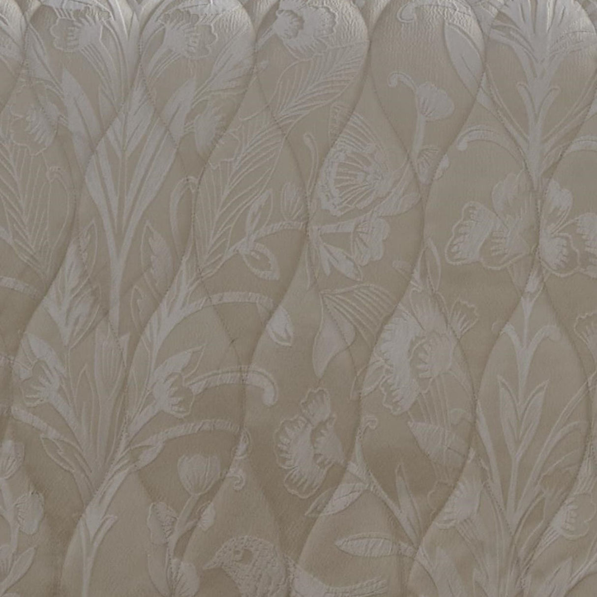 Elysia Floral Bird Print Bedspread Champagne 200 x 230cm - Elysia Bedspread In Champagne 200 X 230Cm 2
