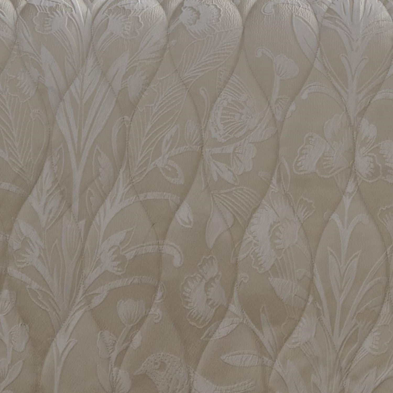 Elysia Floral Bird Print Bedspread Champagne 200 x 230cm - Elysia Bedspread In Champagne 200 X 230Cm 2