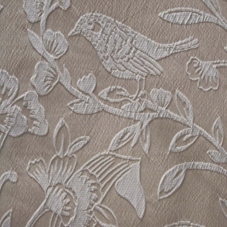 Elysia Floral Bird Print Champagne Duvet Cover Set - Elysia Duvet Cover Set In Champagne 3