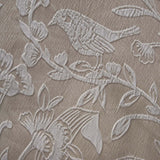 Elysia Floral Bird Single Oxford Pillowcase Champagne 50 x 75cm