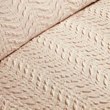 Embossed Curve Microfibre Duvet Cover Set Natural - Embossed Curve Duvet Cover Set In Natural 3