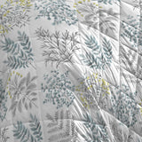 Emily Floral Duck Egg Bedspread 230 x 195cm - Emily Bedspread In Duck Egg 230 X 195Cm 3