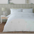Emily Green Leaf Embroidery Duvet Cover Set - Green