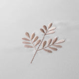 Emily Green Leaf Embroidery Duvet Cover Set - Natural - Emily Embroidery Duvet Cover Set In Natural 3