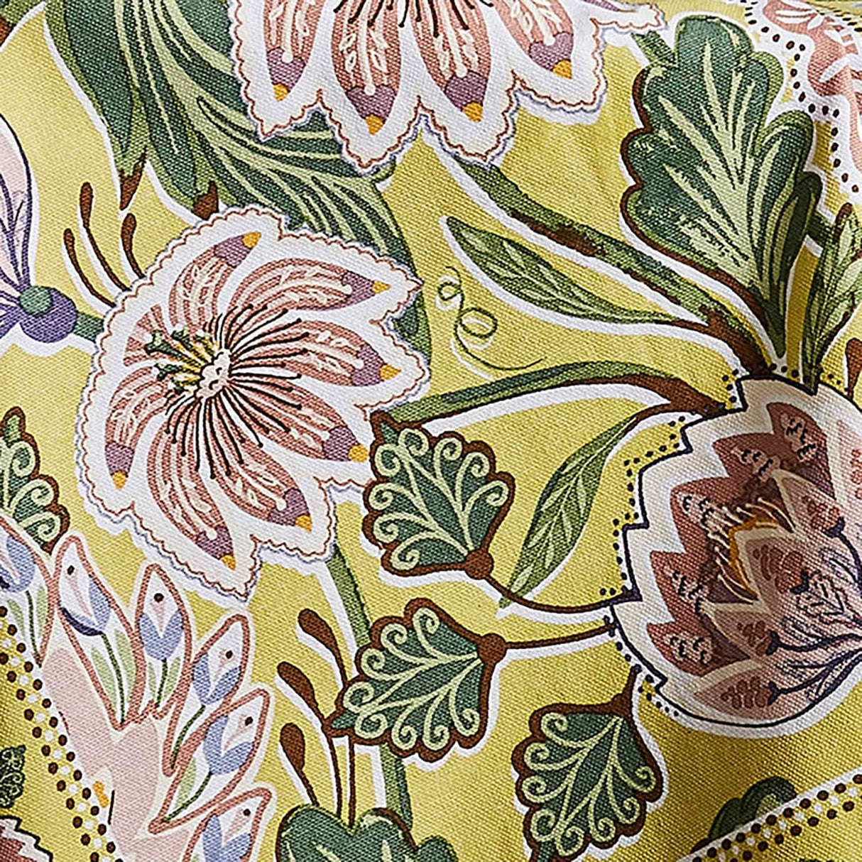 Ulster Weavers Emmeline Floral Tea Towel - Emmeline Cotton Tea Towel In Green 3