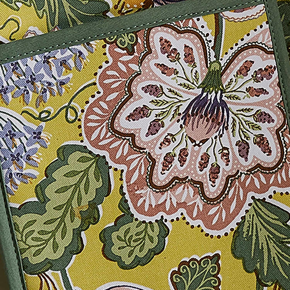 Ulster Weavers Emmeline Floral Double Oven Glove - Emmeline Double Oven Glove In Green 3