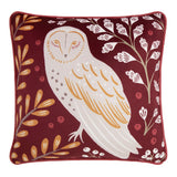 Enchanted Velvet Cushion Cover Red & Yellow - Enchanted Cushion In Red 43 X 43Cm 3