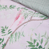 Enya Floral Pink 200 Thread Count 100% Cotton Duvet Cover Set - Enya Duvet Cover Set In Pink 3