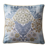 Evelina Floral Velvet Cushion Cover - Evelina Cushion In Navy 43 X 43Cm 2