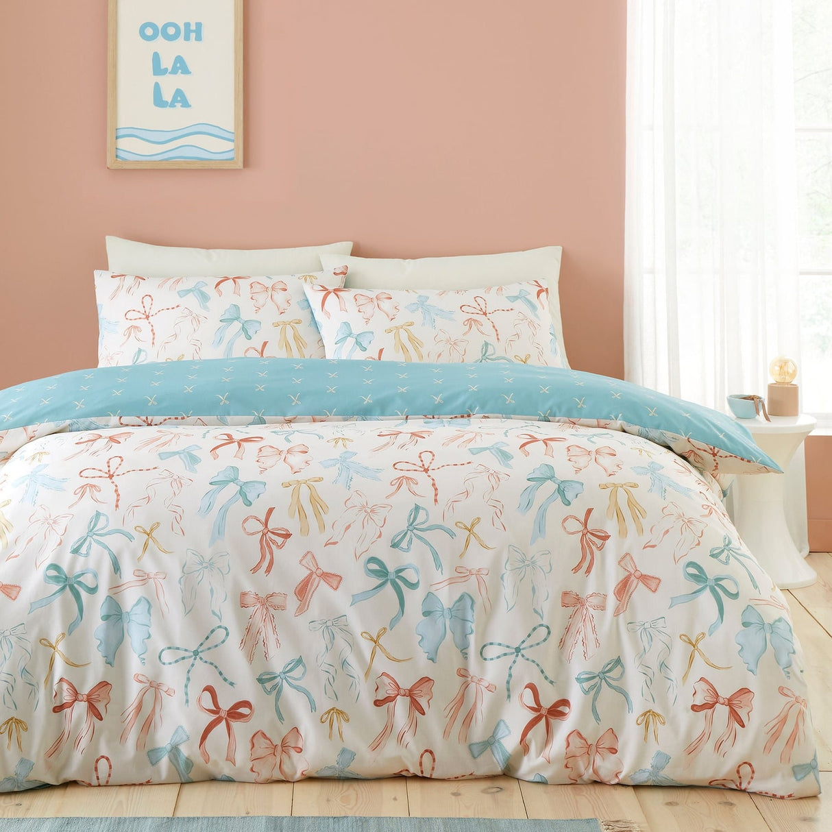 Evelyn Polycotton Duvet Cover Set - Multi
