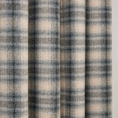 Everett Eyelet Curtains - Grey Light Filtering Jacquard - Everett Eyelet Curtains In Grey 3