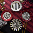 Festivo Porcelain Side Plates 4 Pack in Multicolour