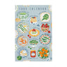 Food Calendar Cotton Tea Towel by Ulster Weavers