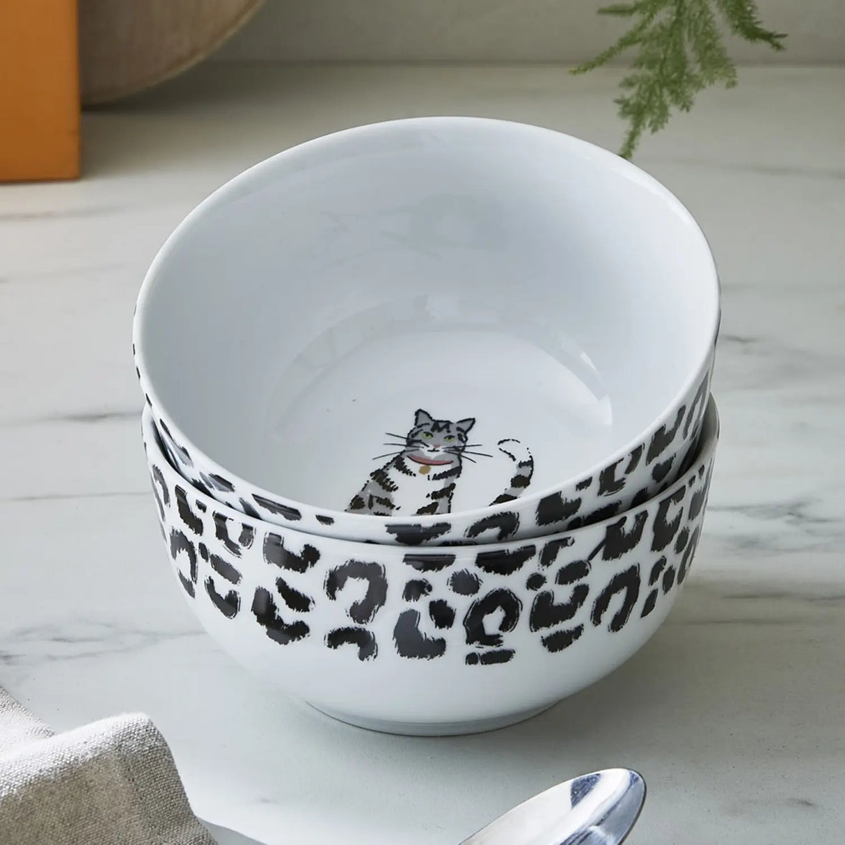 Ulster Weavers Feline Friends Cat Print Porcelain Bowl