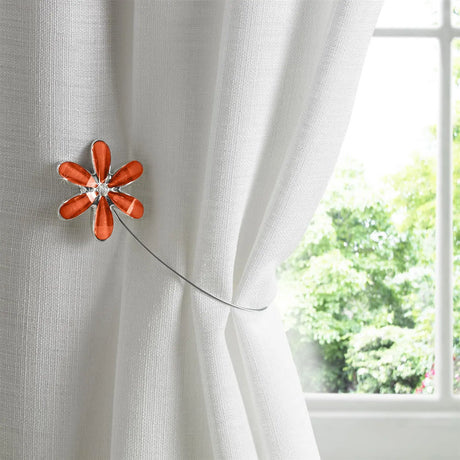 Alan Symonds Flower Magnet Curtain Tie Back Pair 2