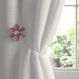 Alan Symonds Flower Magnet Curtain Tie Back Pair 4