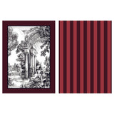 Festivo Cotton Tea Towel 2 Pack in Red
