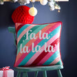 Fa La La Christmas Cushion Cover 43cm x 43cm - Multi