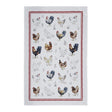 Ulster Weavers Farm Birds Red 100% Cotton Tea Towel
