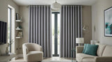 Faux Silk Made to Measure Curtains Silver 3